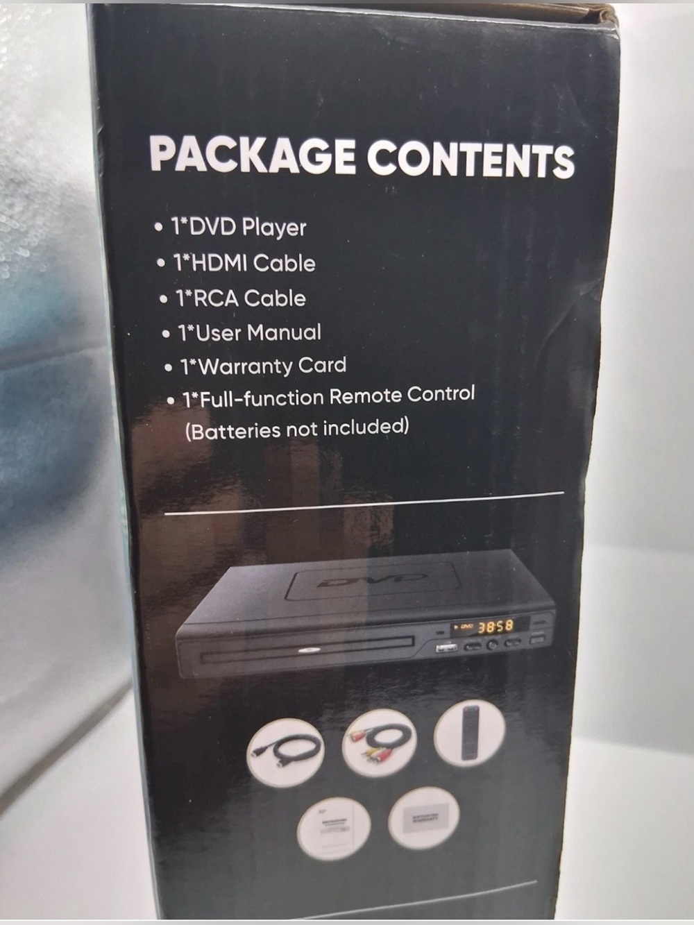 Electcom Pro Compact DVD Player – HDMI & AV Output | Remote Included New In Box - Picture 3 of 4